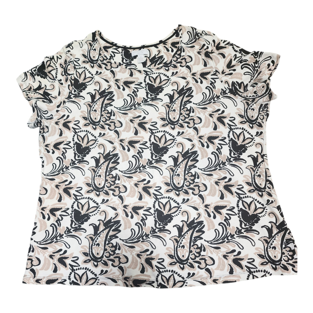 Charter Club Woman Short Sleeve Blouse 1X